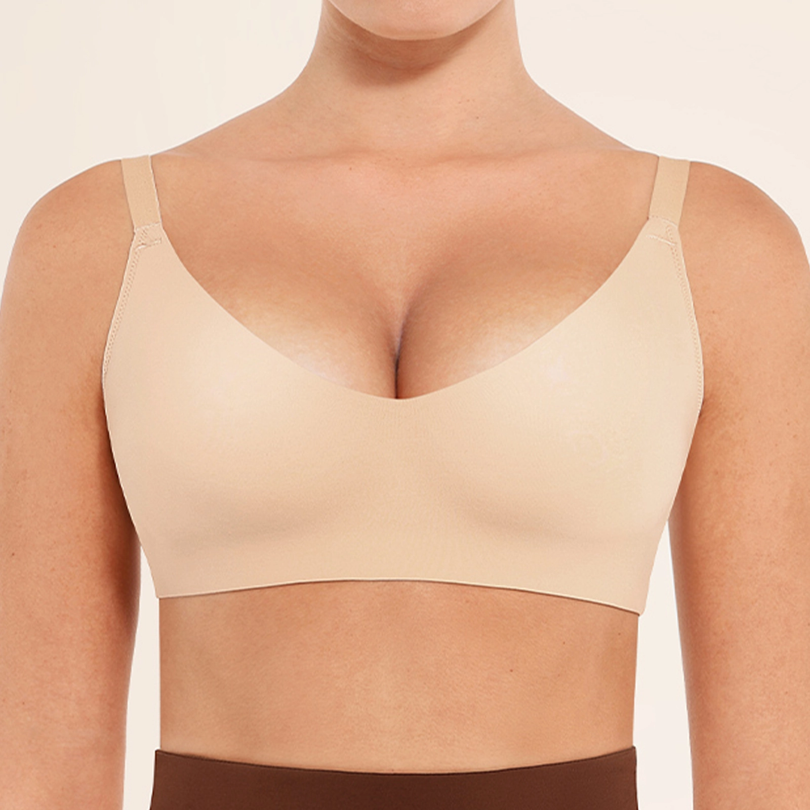 Nahtloser BH in großen Mengen, verstellbare Träger, bequemer Tragekomfort ohne Bügel 1