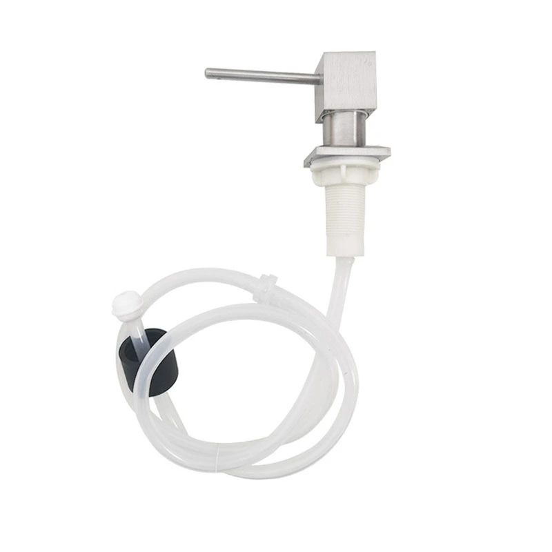 Kitchen Sink Soap Dispenser with Zinc Alloy Pump and Replaceable Tube 1