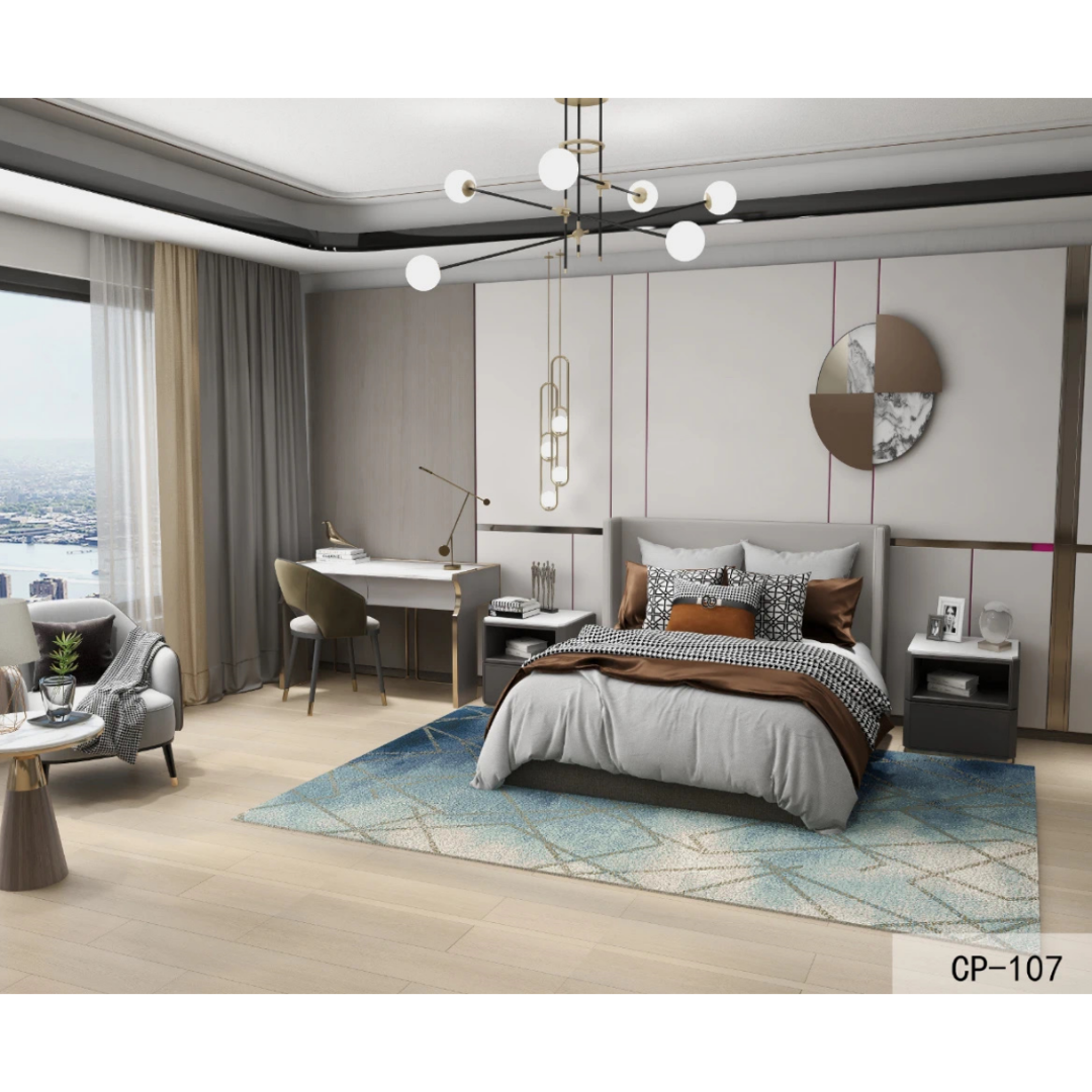 Tappeto morbido e fonoassorbente di lusso per camera da letto, ideale per hotel di lusso. 1
