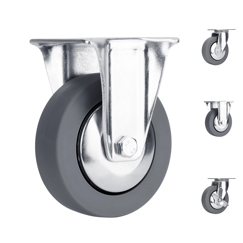 Small 2 Red Pu Castor Industrial Caster Wheels1 1