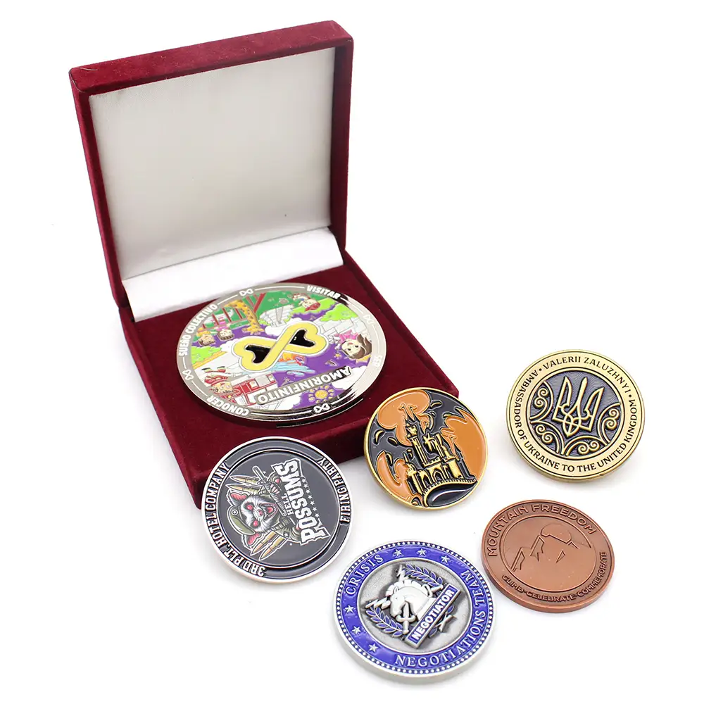 Custom Promotional Metal Coins Manufacturer | Branded Marketing Coins Factory Direct 1
