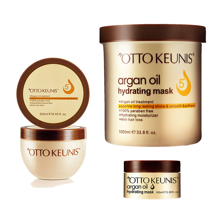 Mascarilla capilar de argán con queratina y aceite de argán de marca propia 6