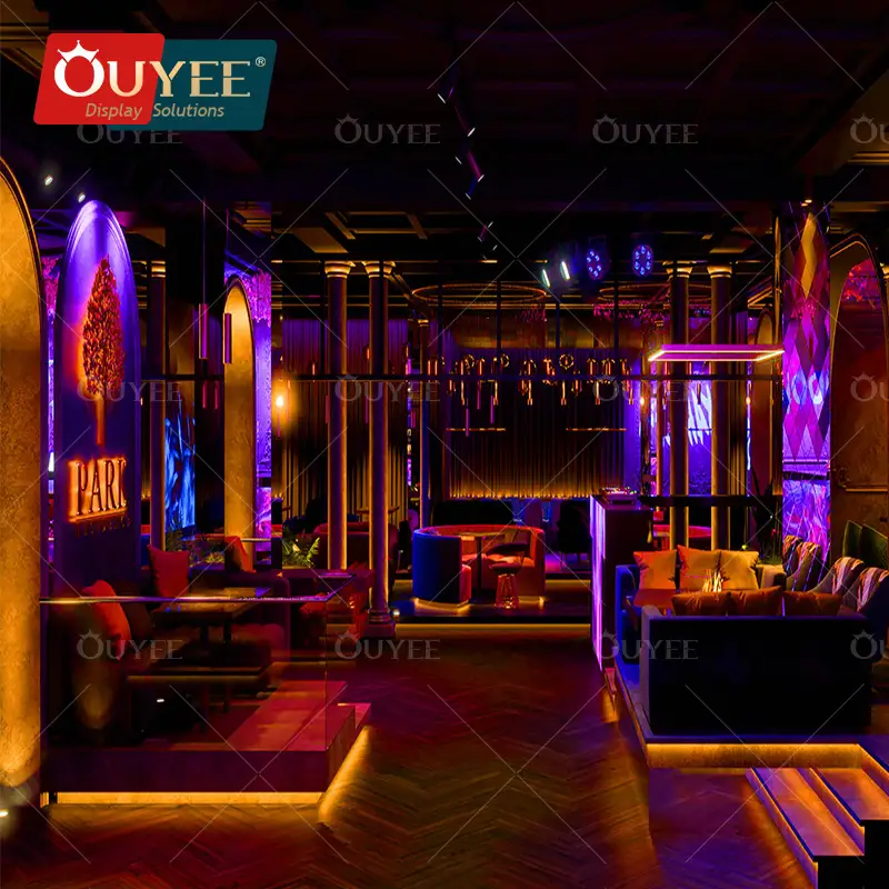 Decoração de interiores para bares e lounges de casas noturnas 1