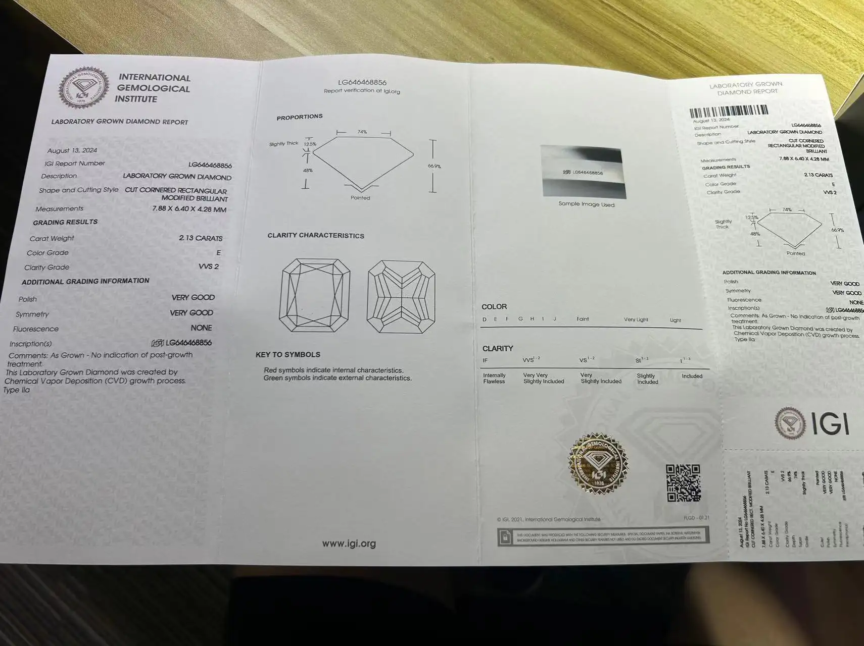 High-quality Radiant Cut Lab Created Diamond Company 4