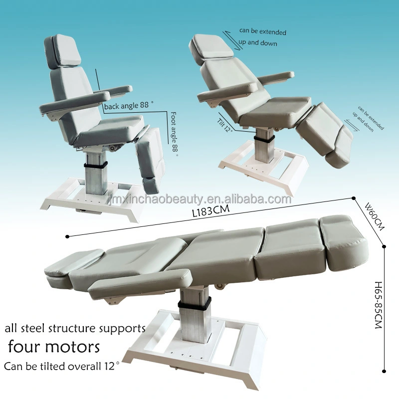 New Steel Structure Beauty Body Bed Motor Column Lifting Simple Operation Rugged New Design Beauty Tattoo Furniture Equipment 1