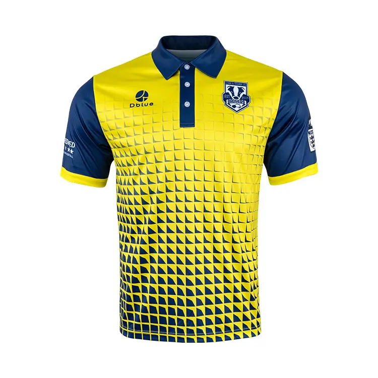 Polo da golf con colletto, maglietta da uomo con logo personalizzato di alta qualità e stampa a sublimazione 1