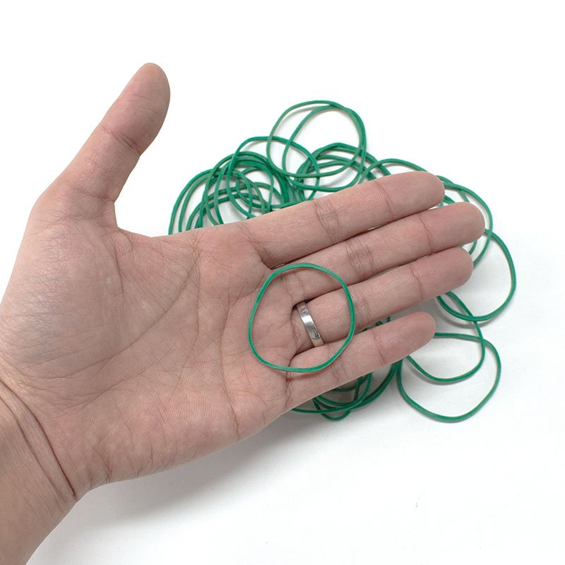 1.5 Inch Green Rubber Bands, Flexible for Home, Office & Storage – Wholesale 5