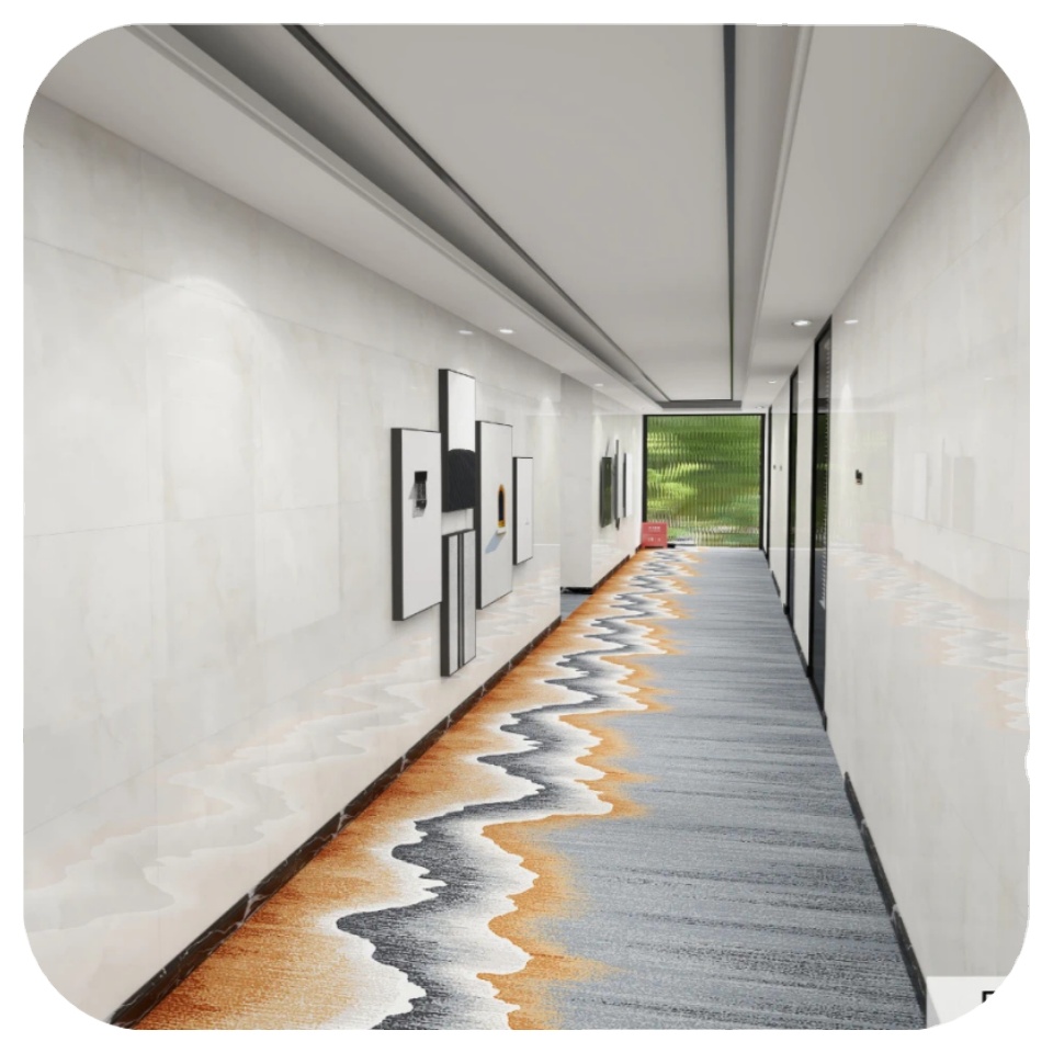 Moquette Axminster su misura per hotel e casinò, da parete a parete. 1