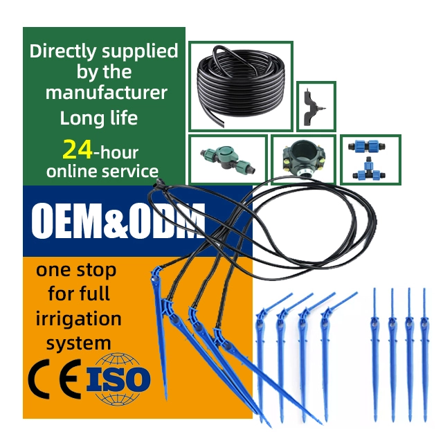 4-Outlet Arrow Plastic Dripper, Straight/Bent, Irrigation 1