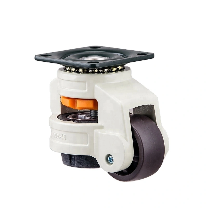 GD-80F Aluminum Height Adjustable Caster Wheel Swivel Lifting Industrial Machine Retractable Leveling Caster Wheels1 1
