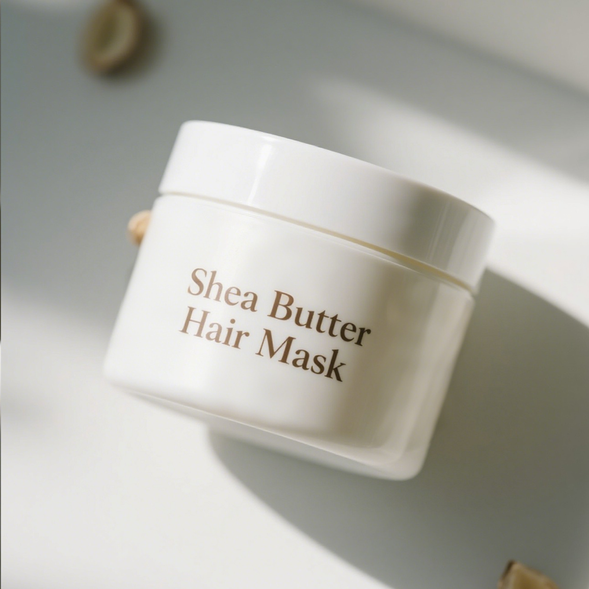 Mascarilla capilar de manteca de karité: mascarilla capilar hidratante para el crecimiento y reparación profunda del cabello dañado. 1