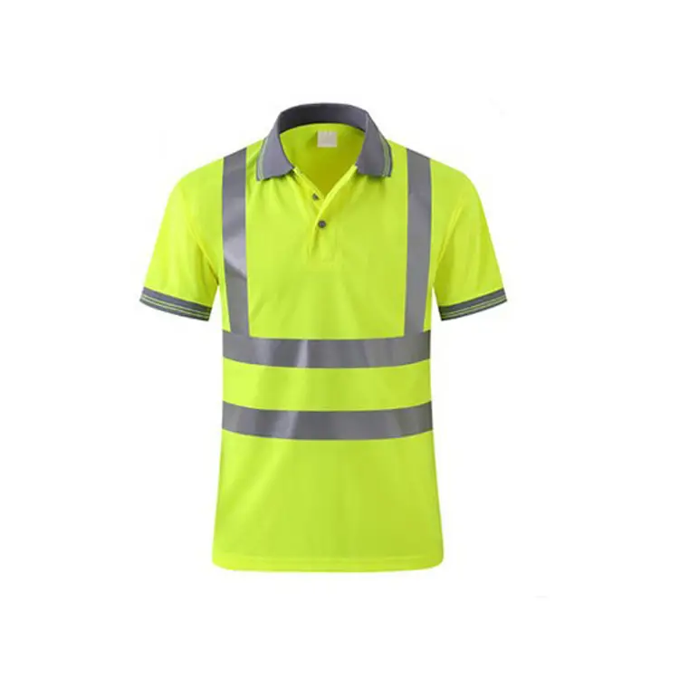 Custom Printed Reflective Vests Highway Guardrail Quick-Dry Short-Sleeve Reflective Apparel 1