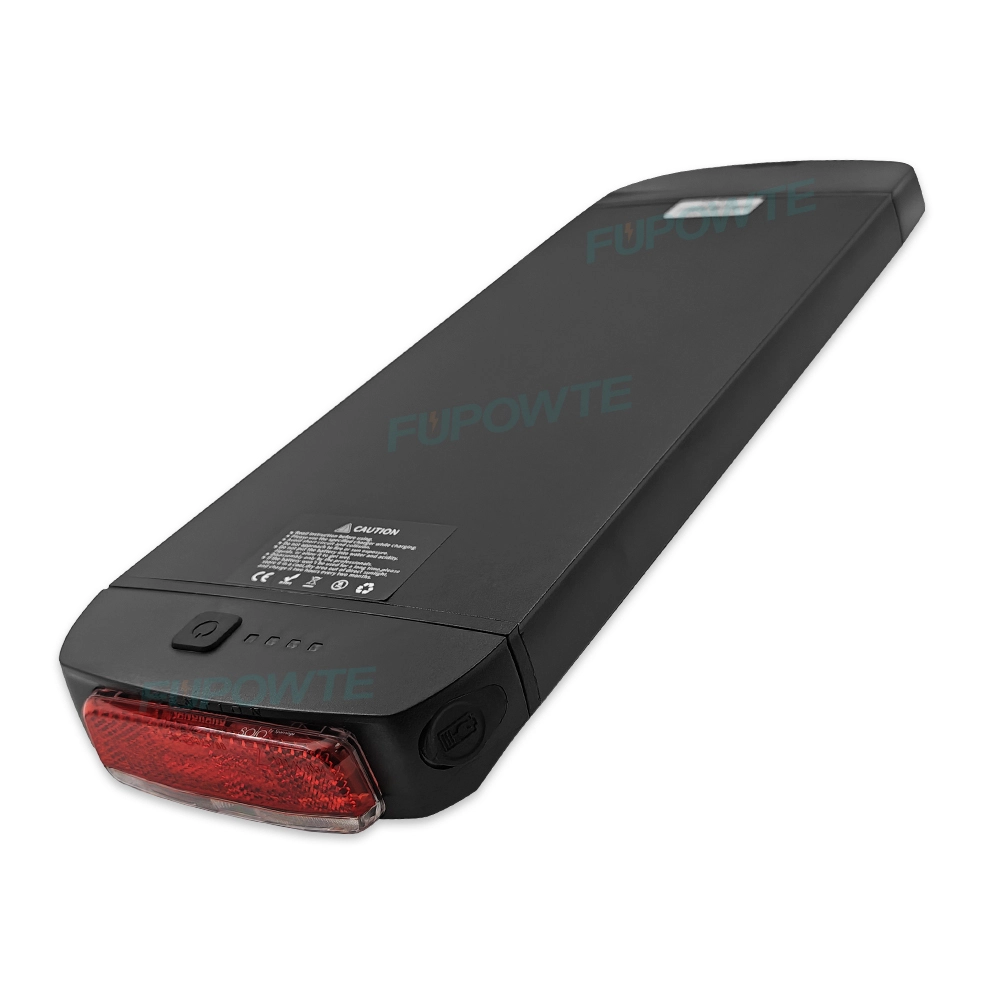 Reention Silvertip Shark Lithium Ion Ebike Battery Pack 36v 10.5ah 8.7ah 7.5ah Rear Rack Luggage Battery 1