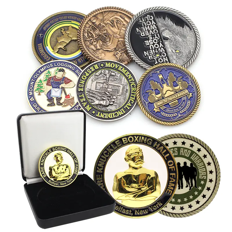 3D Challenge Coins Custom - High Relief Metal Coins Manufacturer | EverRichGift 1