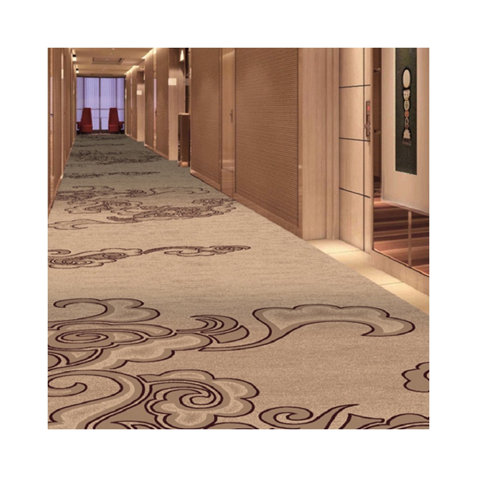 High-Quality Luxury Printed Carpets for Hotel Hallways 1