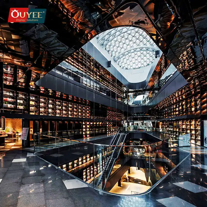 Service de conception 3D pour librairies : armoires métalliques et étagères de bibliothèque 1