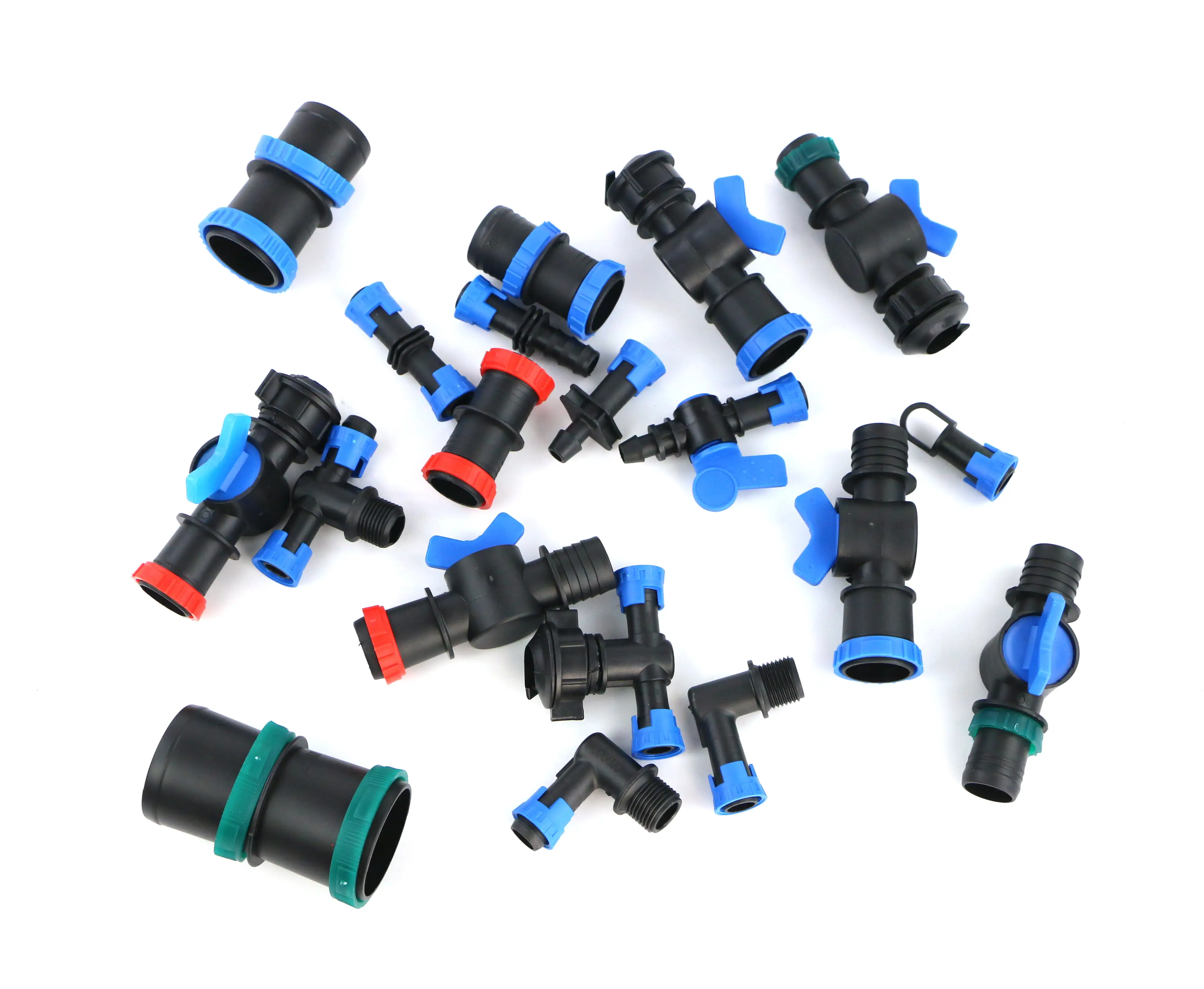 16-17mm滴灌带出水接头，适用于PE/PVC管道 1