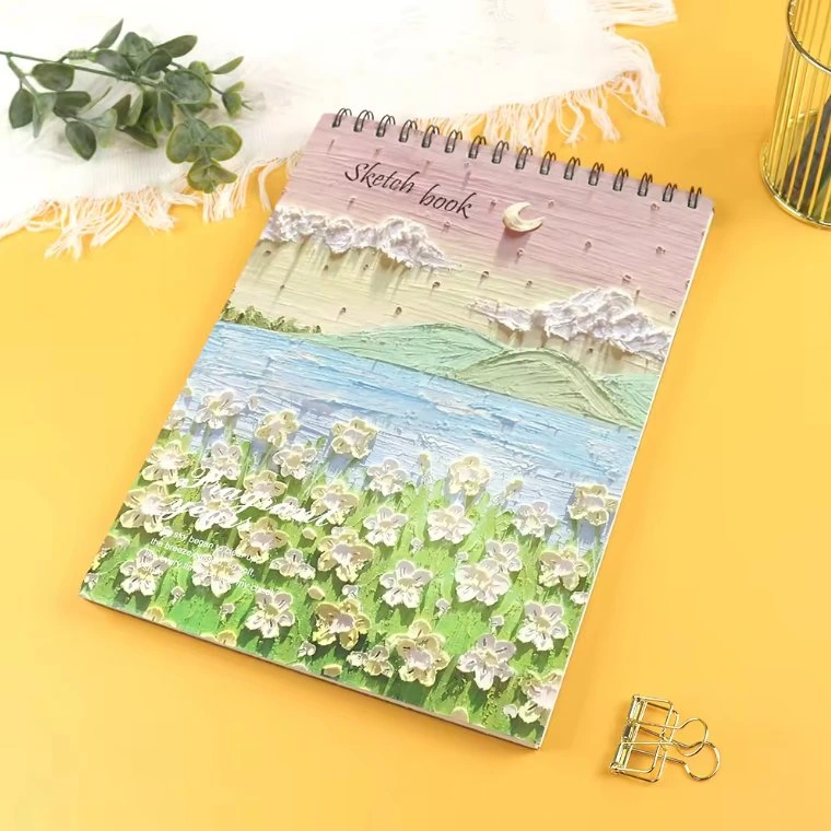 カスタマイズ可能なA5スパイラルノート（バルク昇華印刷用厚手ジャーナル、件名印刷用紙＆板紙印刷製品） 1