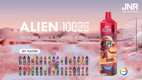 EU Germany Warehouse Original J-N-R Alien Max 18K Puff Bar 18000 Puffs Disposable Vape Pen Sytle E-Cigarette Falcon Media Max Randm Alien Razz - Wholesale I Vape and Alien 1