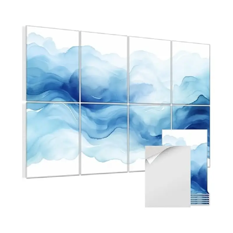 Panneaux décoratifs acoustiques autocollants pour murs, bureaux et maisons 1