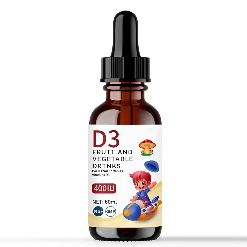 Vitamin D3 K2 MCT Oil Eggplant 60ml GMP Bone Support. 1