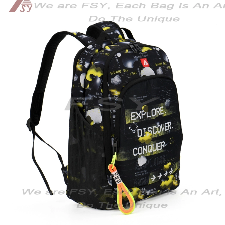 New High-capacity Student School Bags Kids Print Backpack Leisure Travel Outdoor Waterproof College Backpack 1