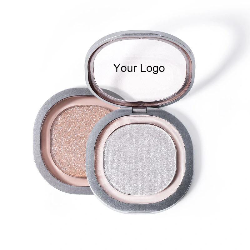 Mlm Custom Makeup Oem Pressed Powder High Quality Face Contour Highlighter Cruelty-free Long-lasting Shimmer Eyeshadow 1