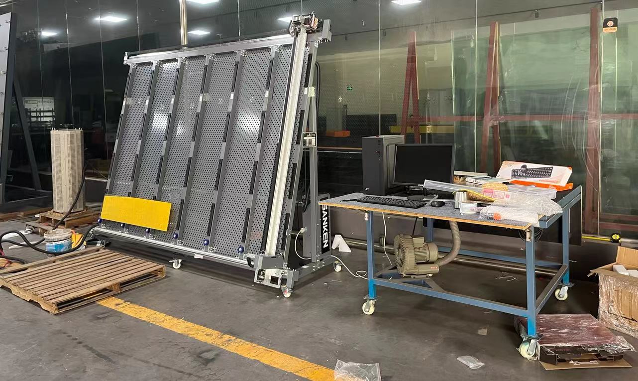 Sanken Glass Sandblasting Engraving Machine PLC Automatic Film Sticking Machine Mirror Sandblaster - Film Sticking Machine and Glass Film Sticking Machine 7