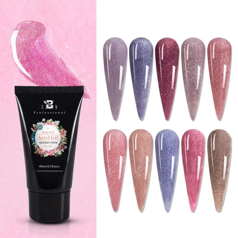 Bozlin 30ml Acrylic Quick Build Camouflage Polygel UV Gel Nail Polish 1