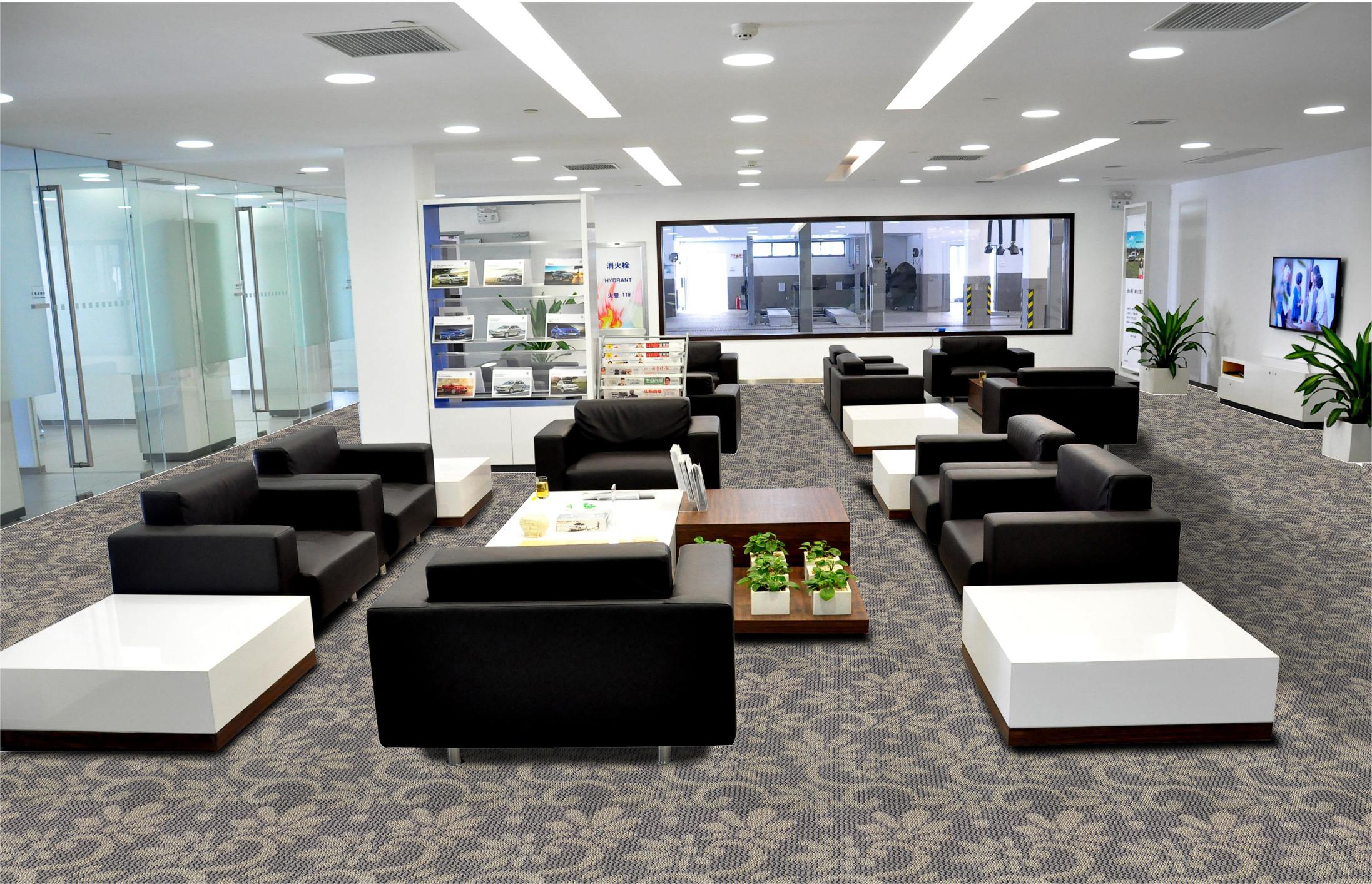 Customized High-End Carpet Tiles for Hotels and Interiors 4