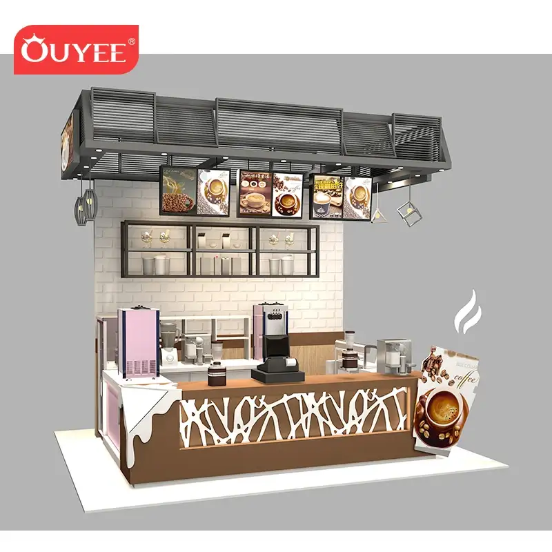 Inneneinrichtung für einen Saftladen – Saftbar-Kiosk für den Innenbereich 1