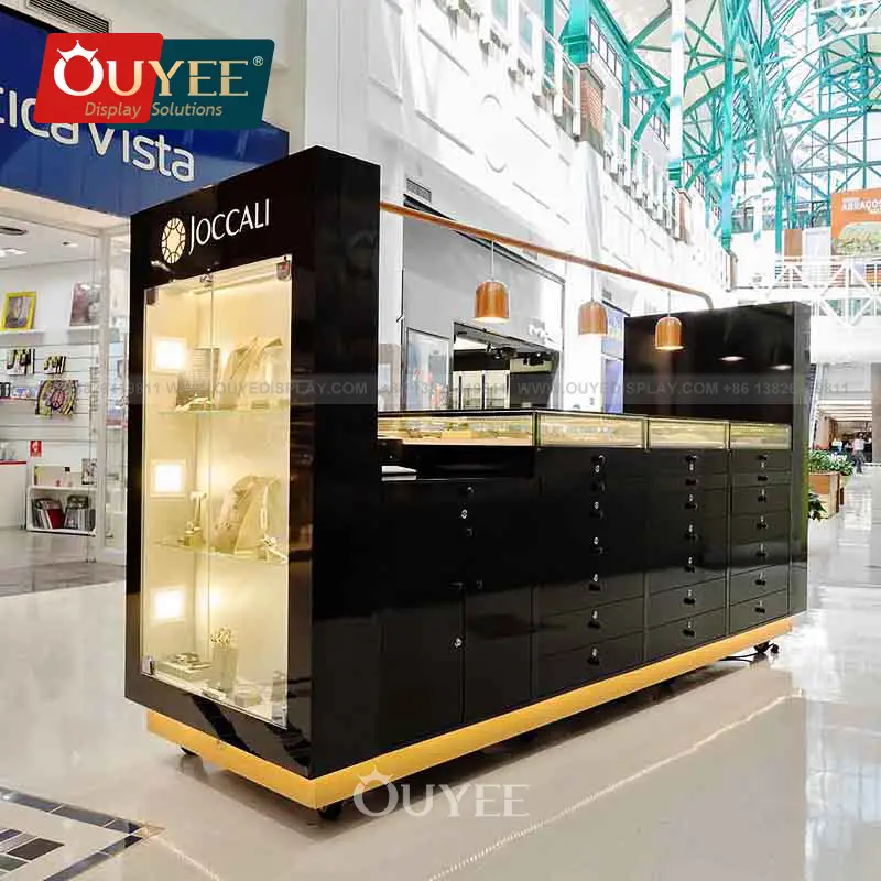 Espositore per carrello di caramelle da matrimonio con luci LED dorate per chiosco in centro commerciale, colore oro, champagne, matrimonio. 1