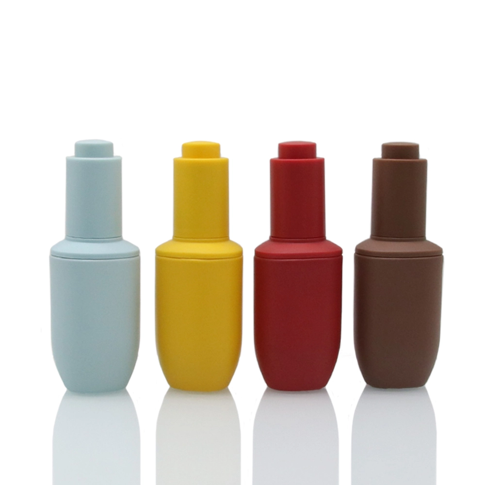 30ml Colored Glass Bottles Essential Oil Skincare Dropper 1