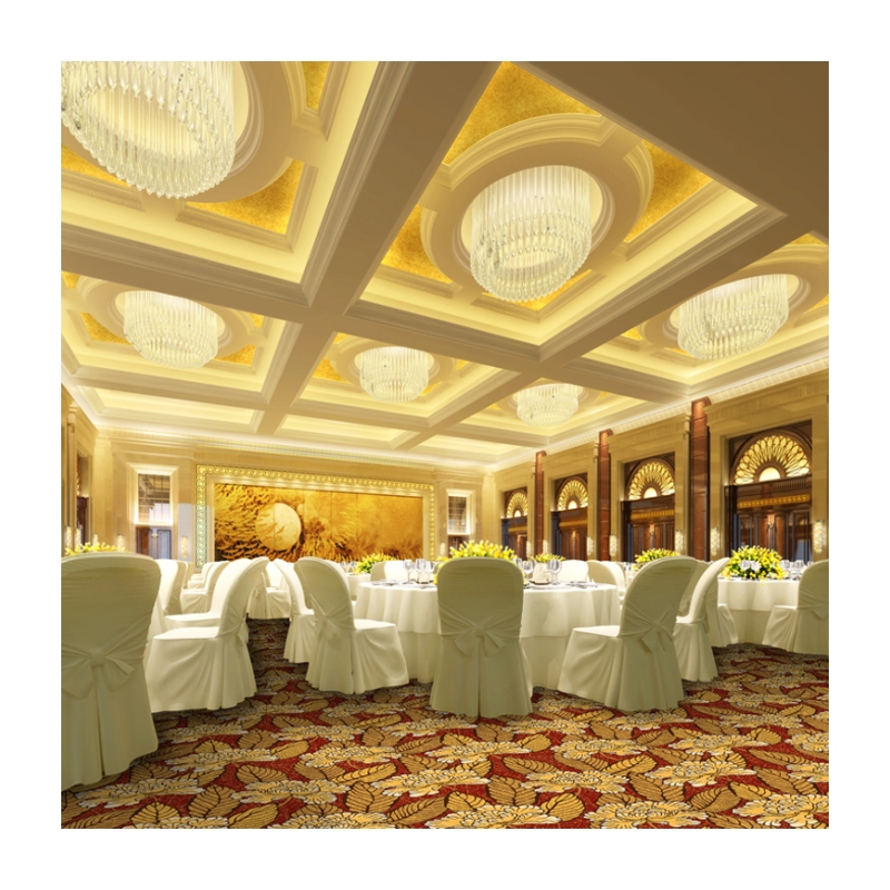 Akminster Wool Nylon Printed Hotel Corridor Carpet 4m Width 1