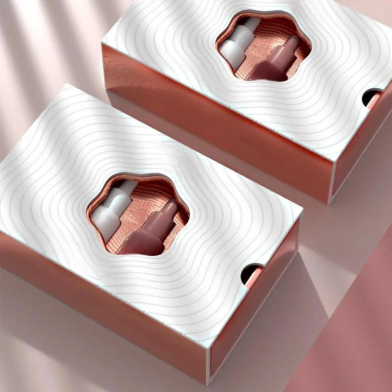 صناديق تغليف قابلة للطي مصنوعة من ورق كرافت مطبوع عليها شعار، مناسبة للشحن والهدايا وحلول التغليف المستدامة. 1