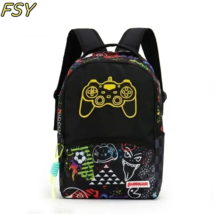Factory Wholesale New Printed Pu Backpack With Custom Logo Large Capacity Waterproof Designer Student School Backpack Bags 1
