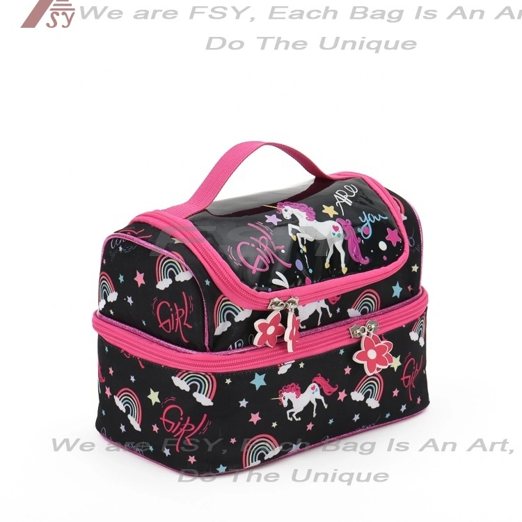 Ounier Wholesale Kids Lunch Bag Toddler Nursery Children Gifts Prints Cartoon Lunch Bag For Kids Children 1