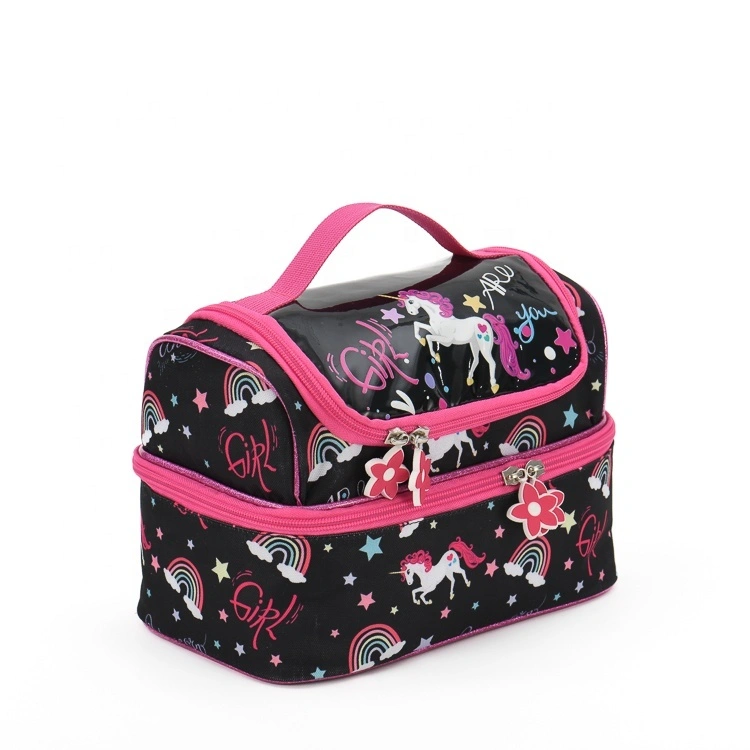 Ounier Wholesale Kids Lunch Bag Toddler Nursery Children Gifts Prints Cartoon Lunch Bag For Kids Children 1