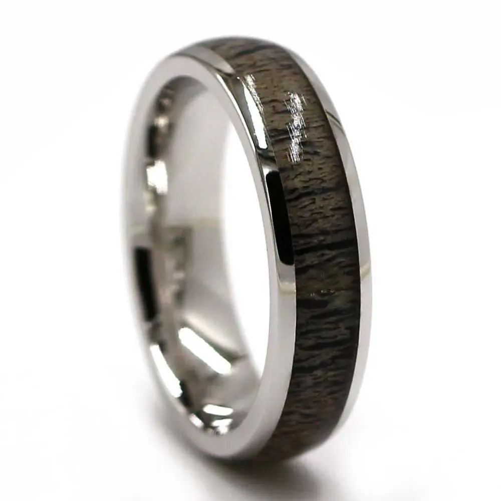 Anello nuziale in legno in argento sterling 925, design unico e innovativo, modello Sr0050. 1