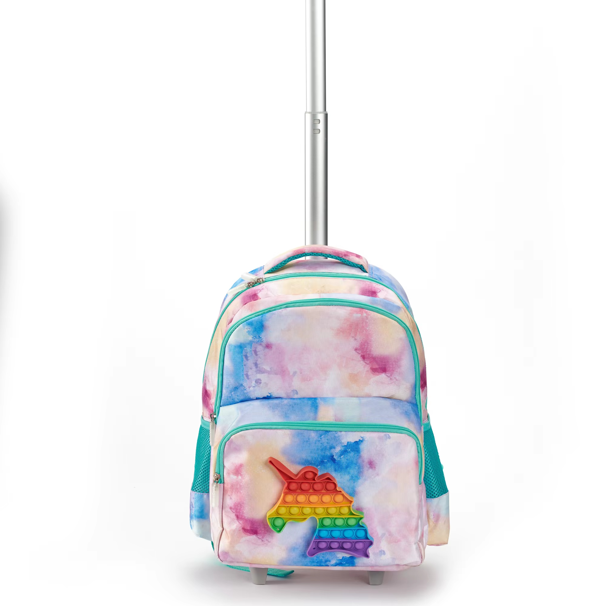 Customized Stylish Funny Teenager New Kids Wheel School Bags 3 In 1 Set Student Children School Kids Luggage Sets Trolley 1