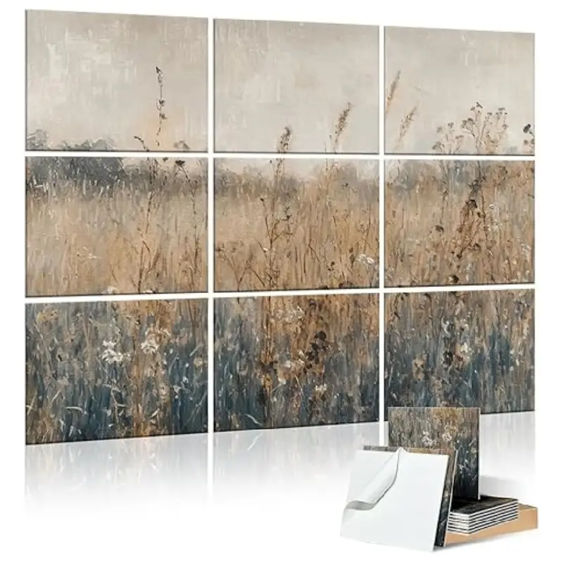 Panneau mural acoustique modulaire auto-adhésif 600x600mm 1