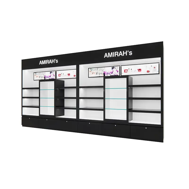 Vitrine comercial para perfumes - Móveis para loja - Armazenamento 1