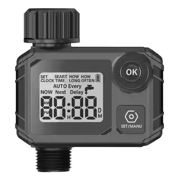 花园灌溉用塑料电磁阀定时器 1