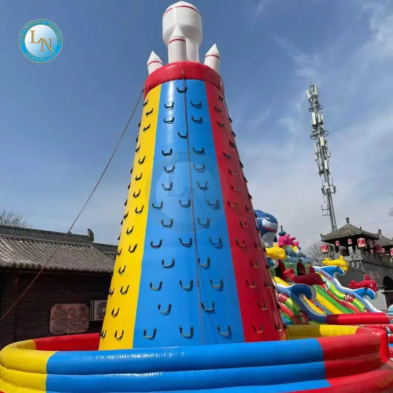 Dinding Panjat PVC Luar Ruangan | Menara Petualangan Interaktif untuk Permainan Olahraga | LINO 1