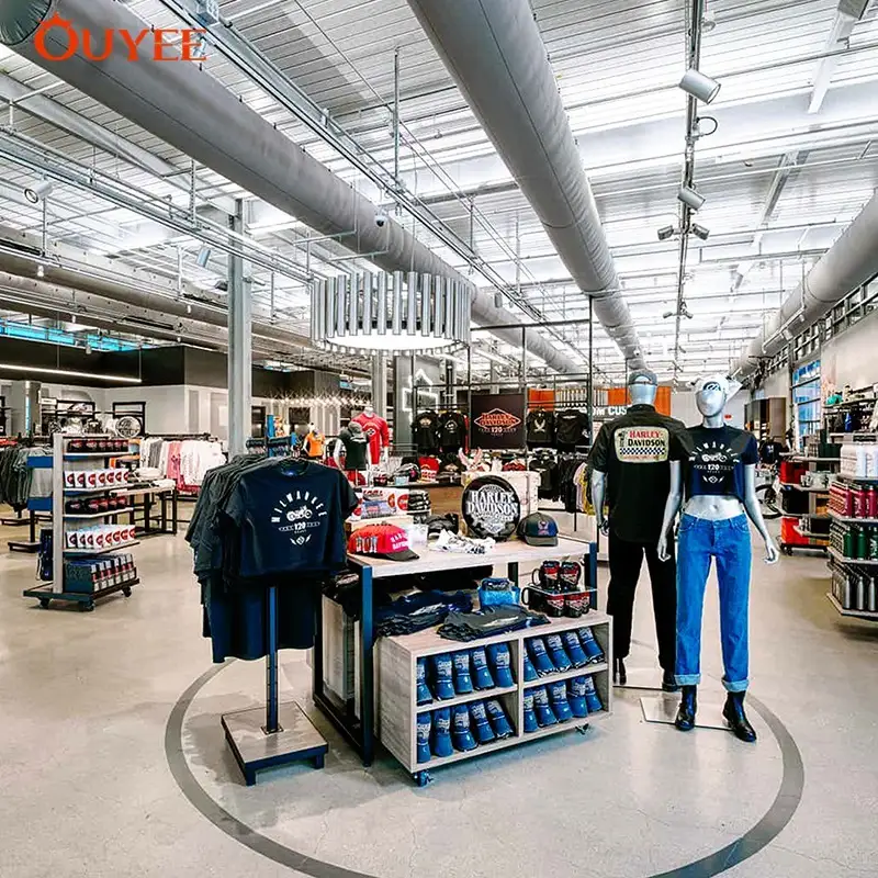 Metall-Verkaufsständer nach Maß – Ladeneinrichtung für Herrenbekleidung 1