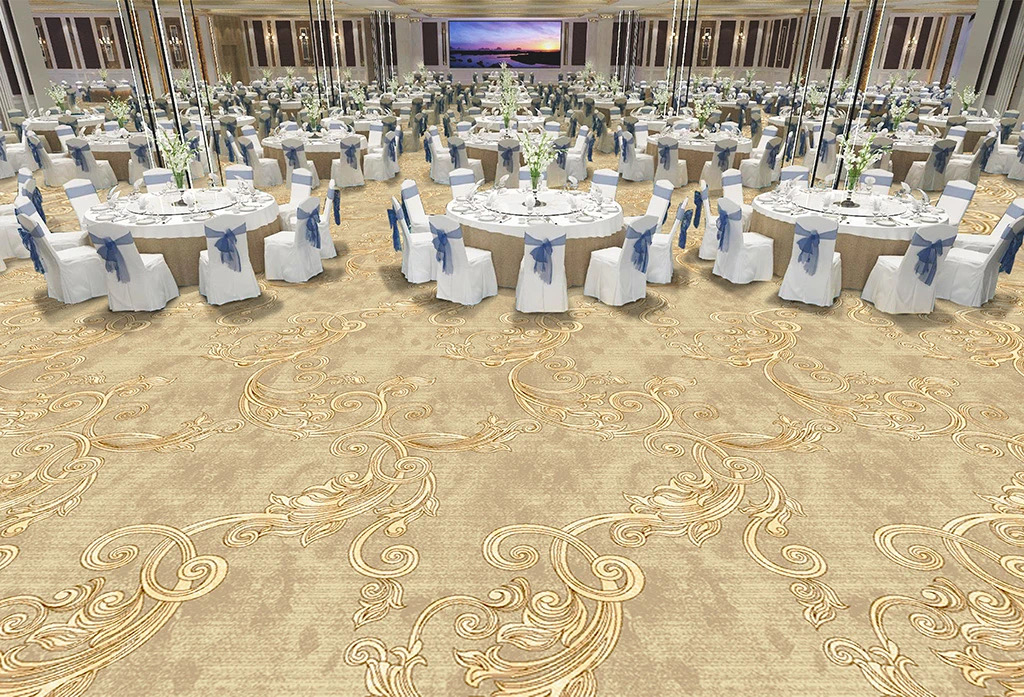 Moquette ecologica da parete a parete per hall di hotel di lusso 7