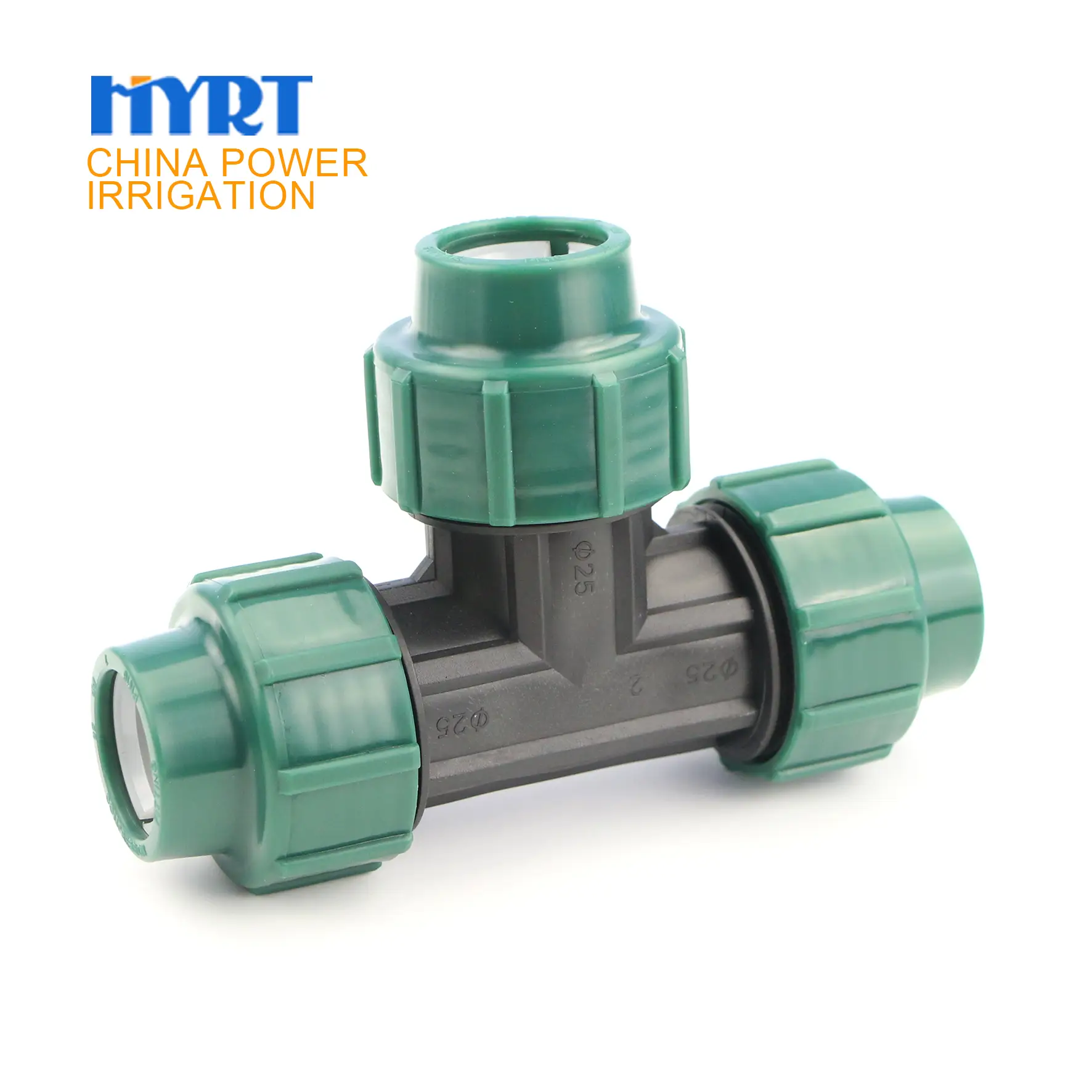 PP Compression Tee Fitting Italian Type 20-110mm Irrigation 1