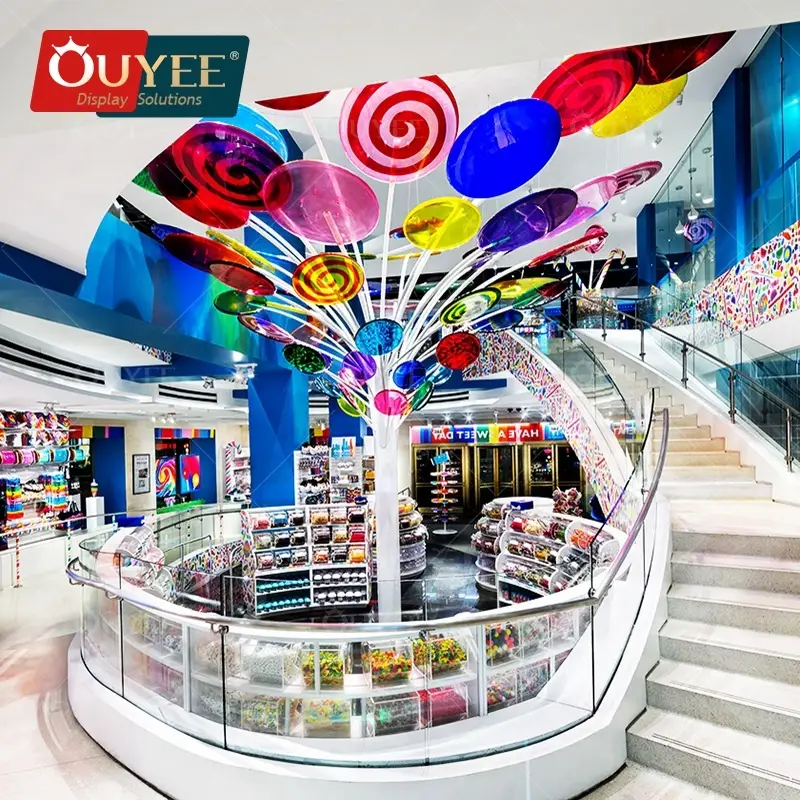 Vitrine personalizada para chocolates e doces para o interior da loja. 1