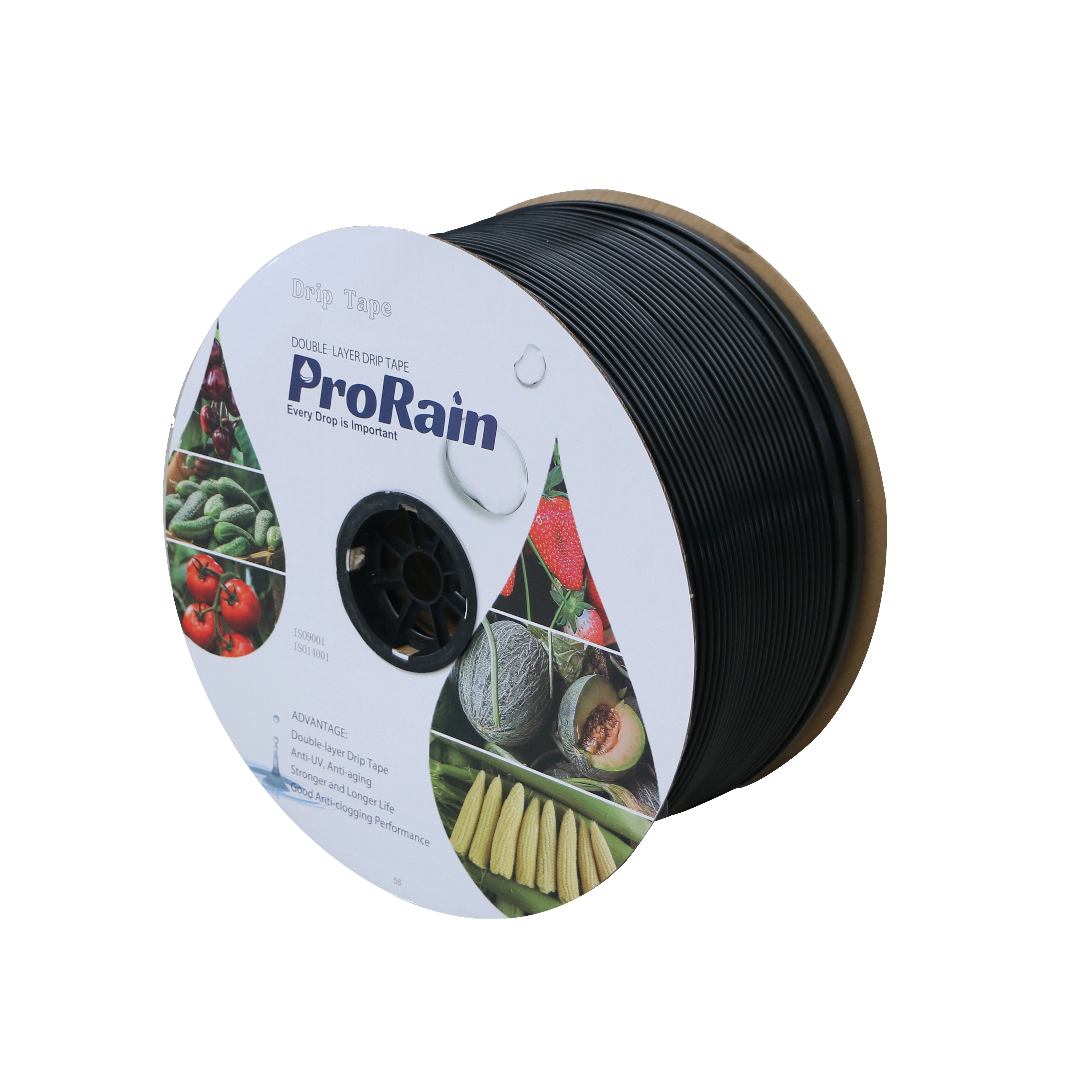 16mm Drip Tape - 100% Virgin PE, Anti-Clog, 1000/1500/2000m 1