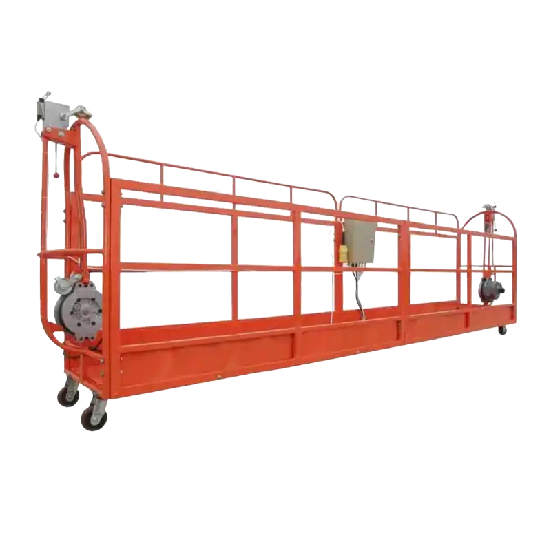 Plataforma suspensa de aço ZLP 630 de alta capacidade de carga para andaimes de fachada com certificações CE e ISO. 1